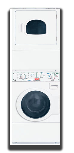 Stack washer dryer